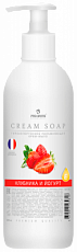 Cream Soap "Клубника и йогурт". 500 мл